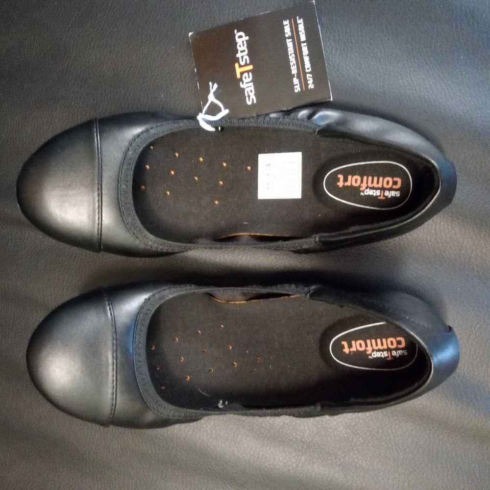 SafeTStep Comfort Work flats Slip resistant Black